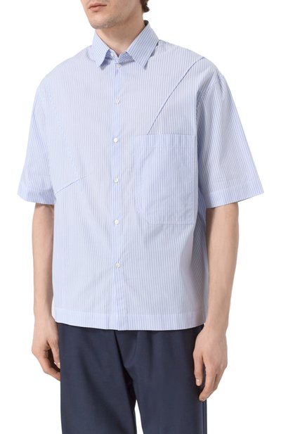 Хлопковая рубашка ISABEL BENENATO, арт. UW58S25, фото 3