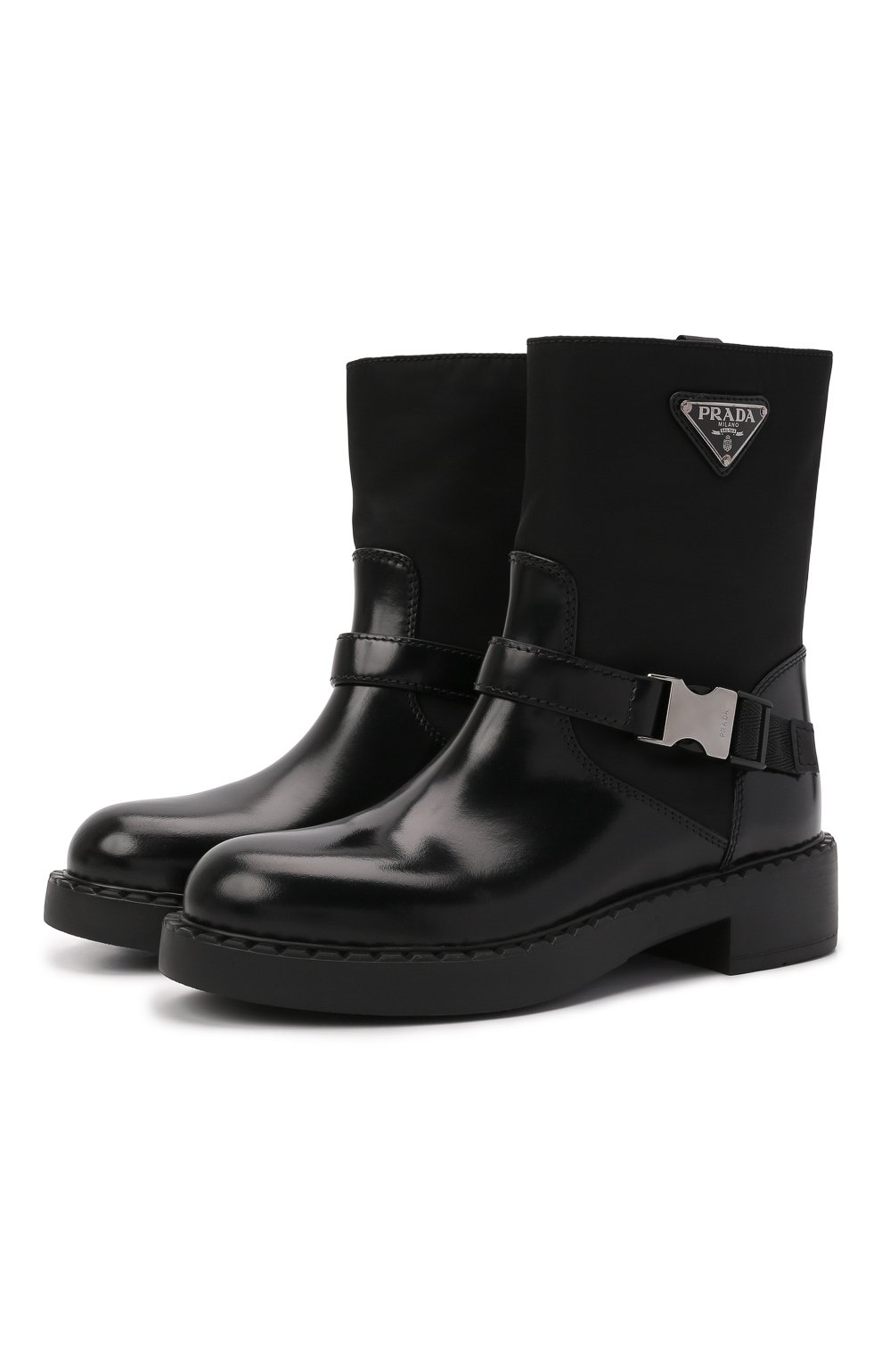 Комбинированные полусапоги PRADA, арт. 1U682M-3LF7-F0002-B050, фото 1