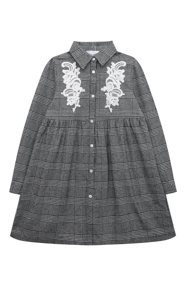 Хлопковое платье ERMANNO SCERVINO, арт. SFAB005C/TV681/10A-16A, фото 1