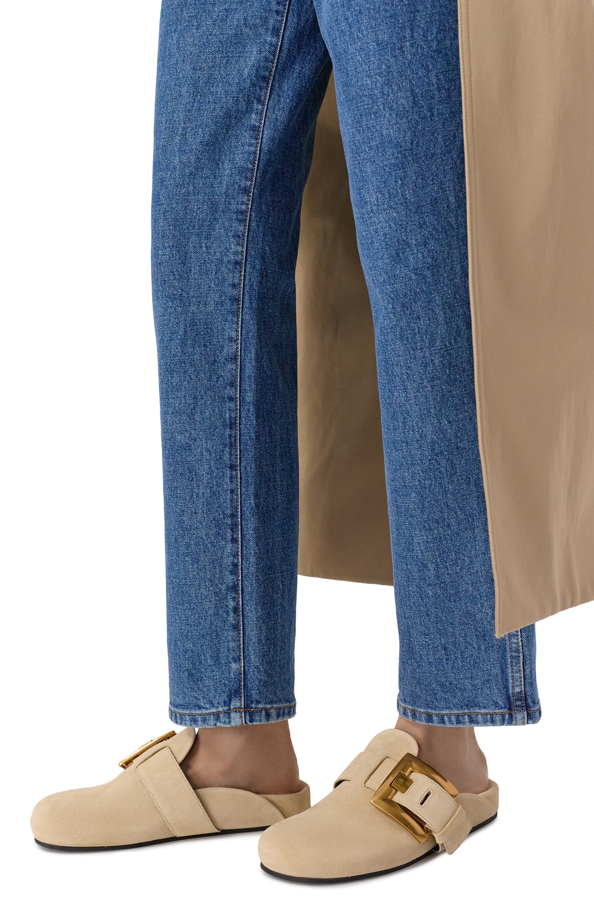 Замшевые сабо anthem BALMAIN, арт. GN1UR208/LCTA, фото 2