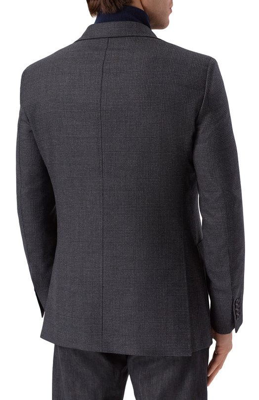 Шерстяной пиджак Zilli P2T00AM020051089Q Серый  P2T00AM020051089Q Фото 5