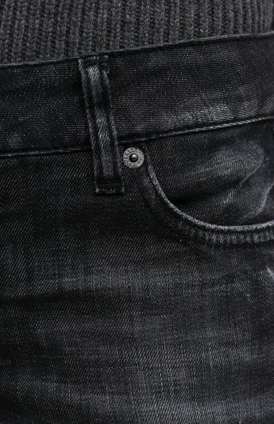 Джинсы DSQUARED2 темно-серого цвета по цене 53250 руб., арт. S75LB0432/S30357, фото 5 Джинсы DSQUARED2, арт. S75LB0432/S30357, фото 5