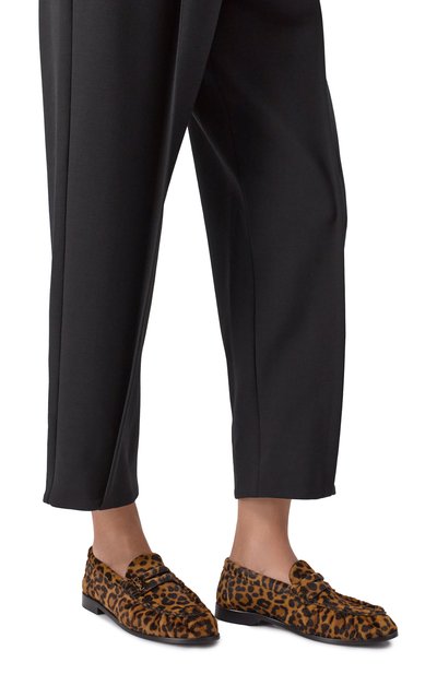 Меховые пенни-лоферы le loafer SAINT LAURENT, арт. 818917/AAEPF, фото 3