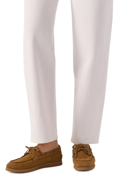 Замшевые топсайдеры KITON, арт. D61810N01436, фото 2