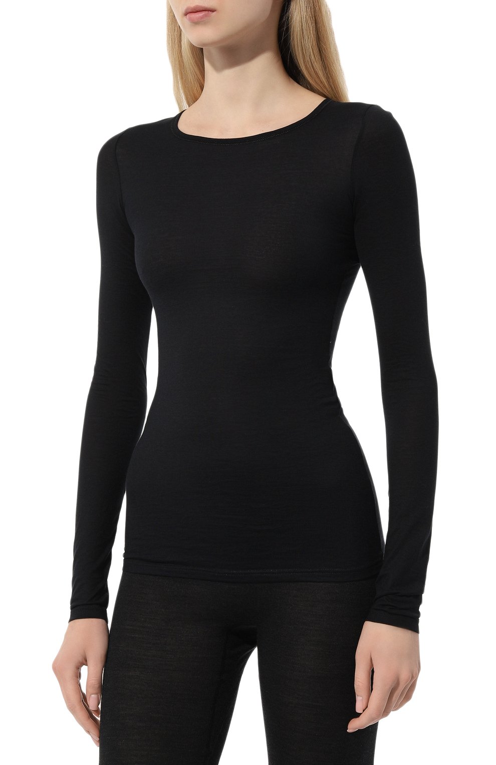 Хлопковый лонгслив HANRO, арт. 071347, фото 3