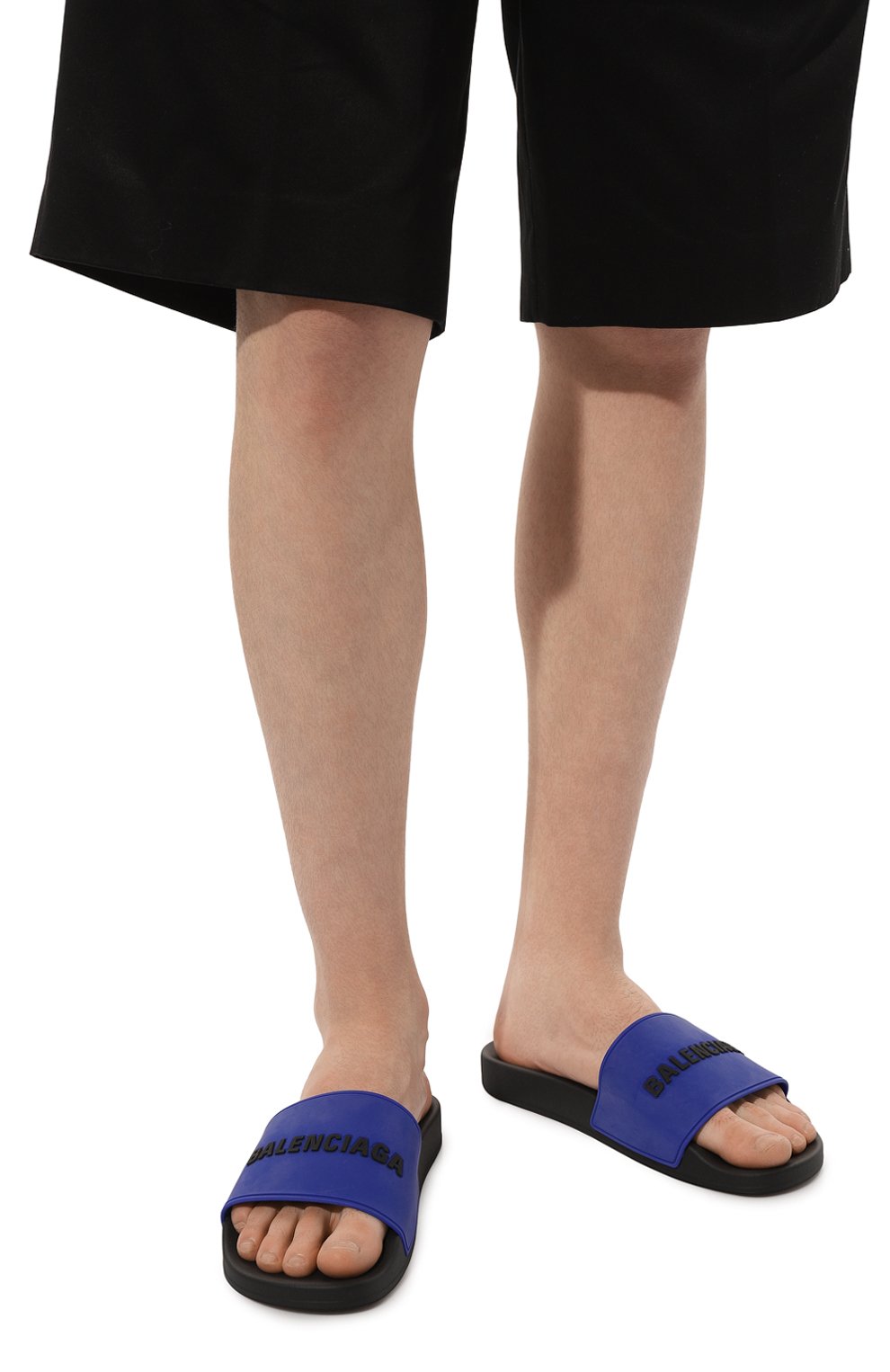 Резиновые шлепанцы pool BALENCIAGA, арт. 565826 W1S8A, фото 3