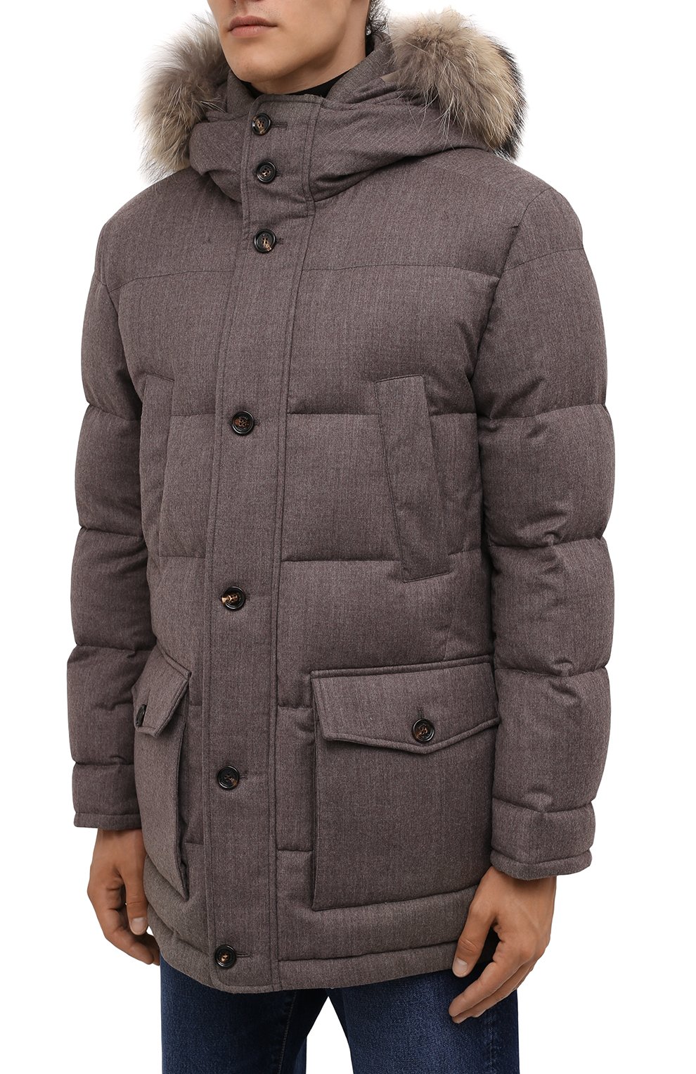 Пуховик с меховой отделкой KIRED, арт. WANIEW7405004000, фото 3