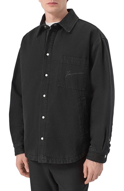 Джинсовая рубашка JACQUEMUS, арт. 25H0UM00115/AD00019, фото 3