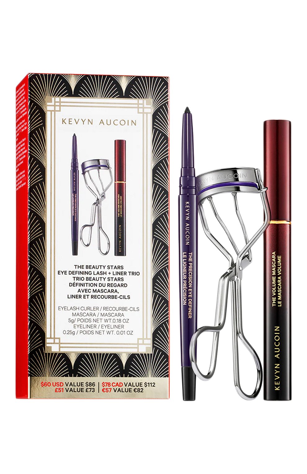 Набор для макияжа глаз the beauty stars KEVYN AUCOIN бесцветного цвета по цене 6990 руб., арт. 810050680226, фото 1 Набор для макияжа глаз the beauty stars KEVYN AUCOIN, арт. 810050680226, фото 1