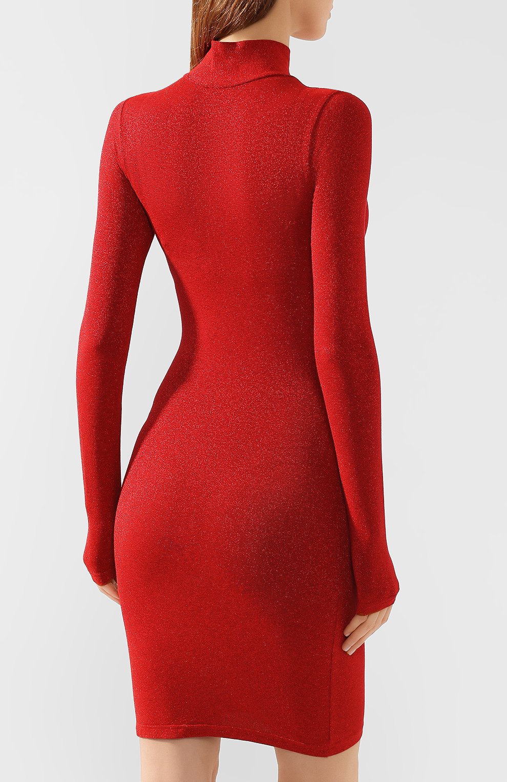 Платье VETEMENTS разноцветного цвета по цене 69300 руб., арт. WAH20DR403/RED GLITTER, фото 4 Платье VETEMENTS, арт. WAH20DR403/RED GLITTER, фото 4