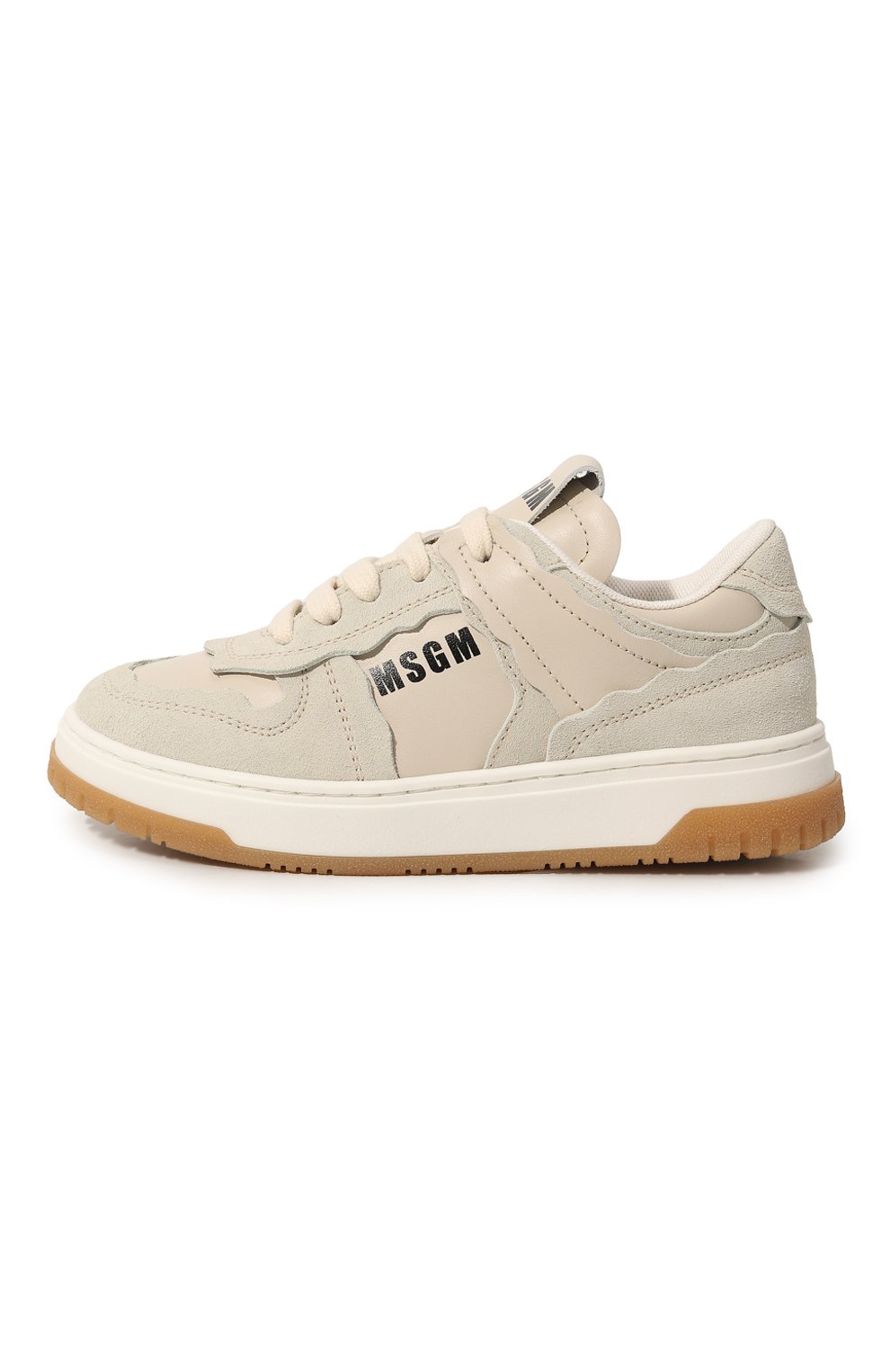 Кожаные кеды MSGM KIDS, арт. 76857/28-35, фото 2