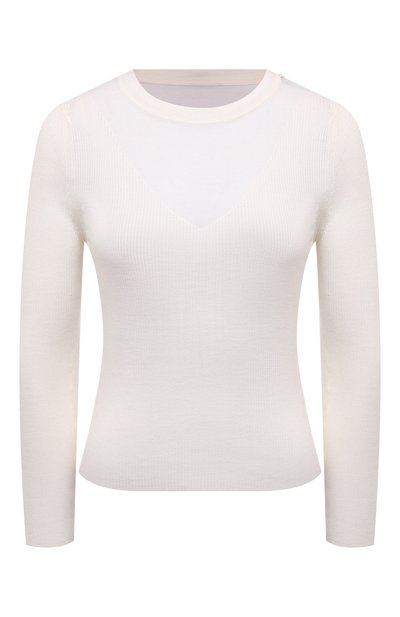 Женский пуловер из шерсти и шелка LORENA ANTONIAZZI, арт. I24111GM47A/2862