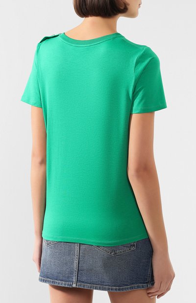 Хлопковая футболка BALMAIN, арт. TF01350/I386, фото 4