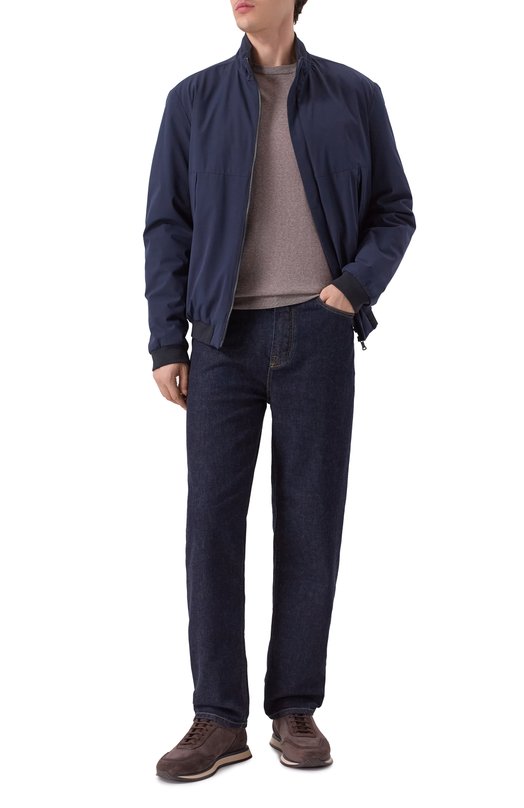 Замшевые кроссовки Zilli H0265AM1116VTRR11 Коричневый  H0265AM1116VTRR11 Фото 2