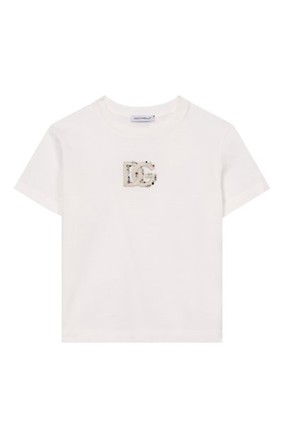 Хлопковая футболка DOLCE & GABBANA, арт. L5JTQU/G7P0K