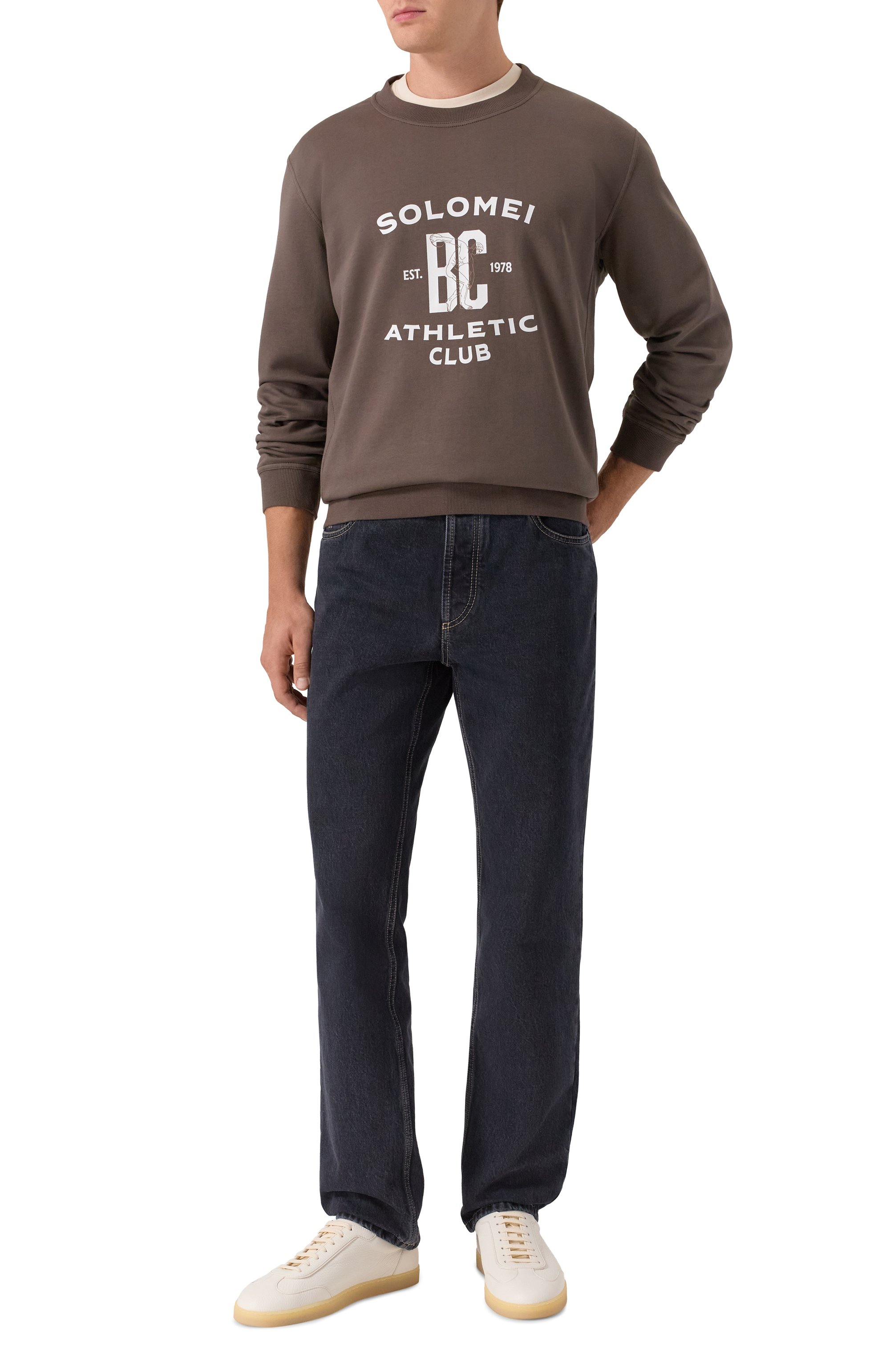 Хлопковый свитшот BRUNELLO CUCINELLI, арт. MW8633380G, фото 2