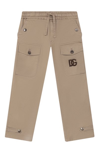 Хлопковые брюки-карго DOLCE & GABBANA, арт. L44P97/FUFL3/8-12+