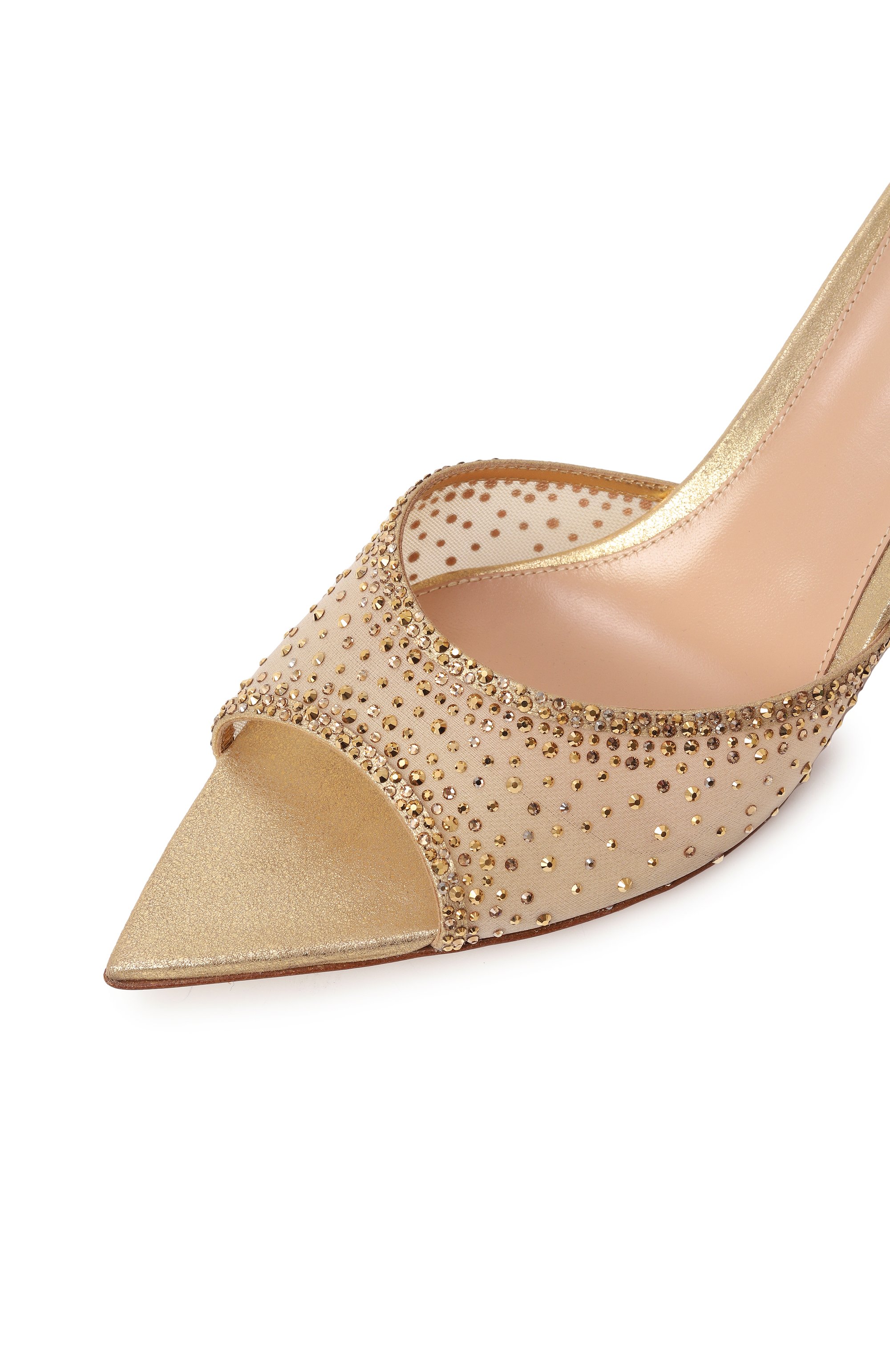 Текстильные мюли rania 55 GIANVITO ROSSI, арт. G10033.55RIC.B0RMENU, фото 7