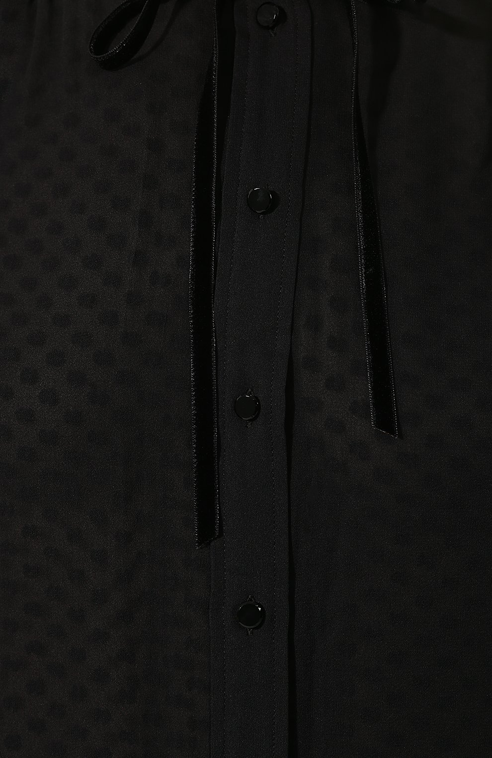 Шелковая блузка MARC JACOBS (THE) черного цвета по цене 58400 руб., арт. M4008437, фото 5 Шелковая блузка MARC JACOBS (THE), арт. M4008437, фото 5