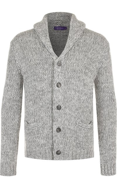 Кашемировый кардиган на пуговицах с шалевым воротником RALPH LAUREN, арт. 790706417, фото 1