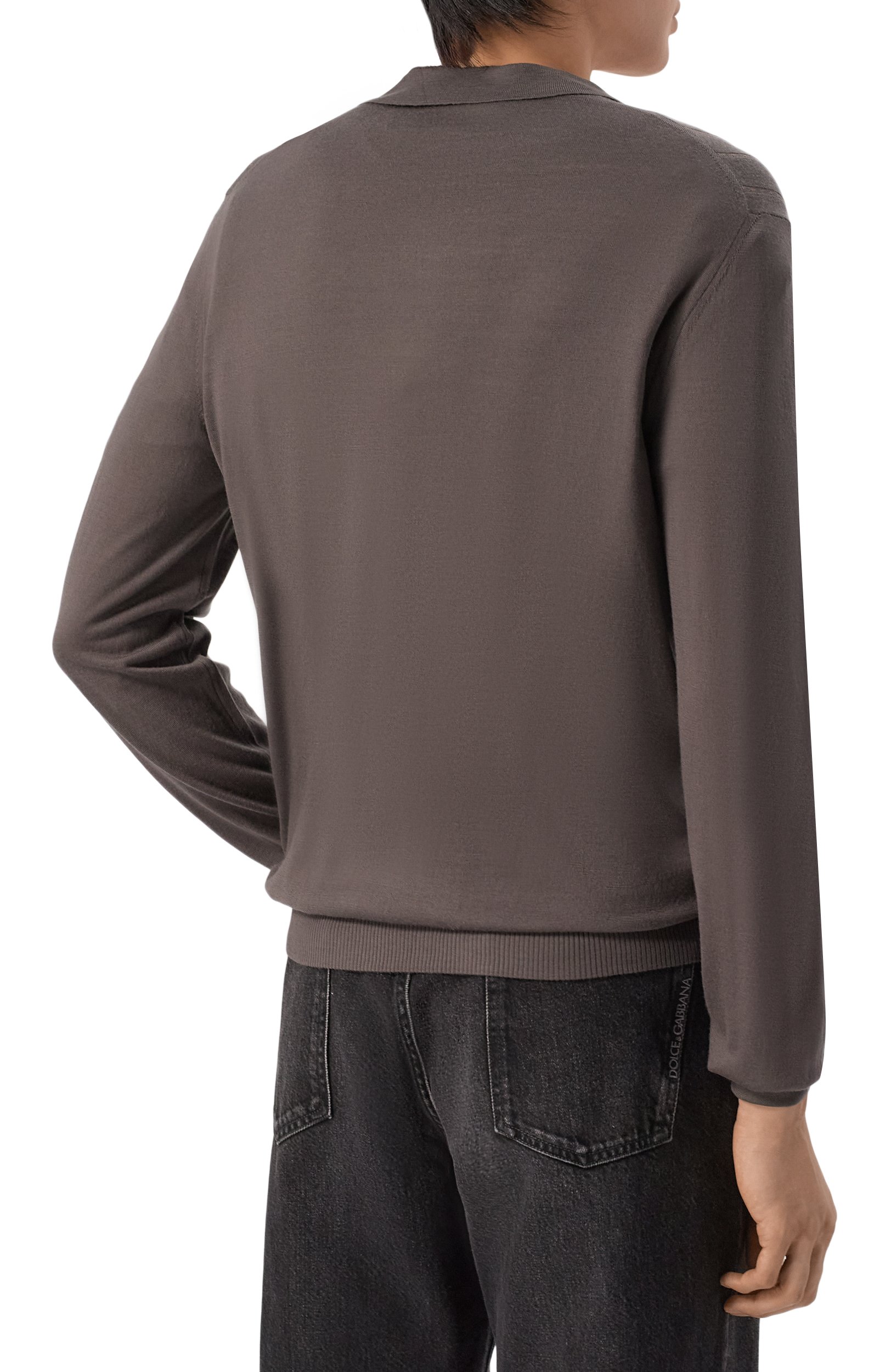 Поло из шерсти и шелка CORNELIANI, арт. 28M563/2A25101, фото 4