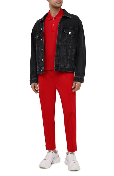 Хлопковое поло lacoste x ricky regal LACOSTE, арт. PH1685, фото 2