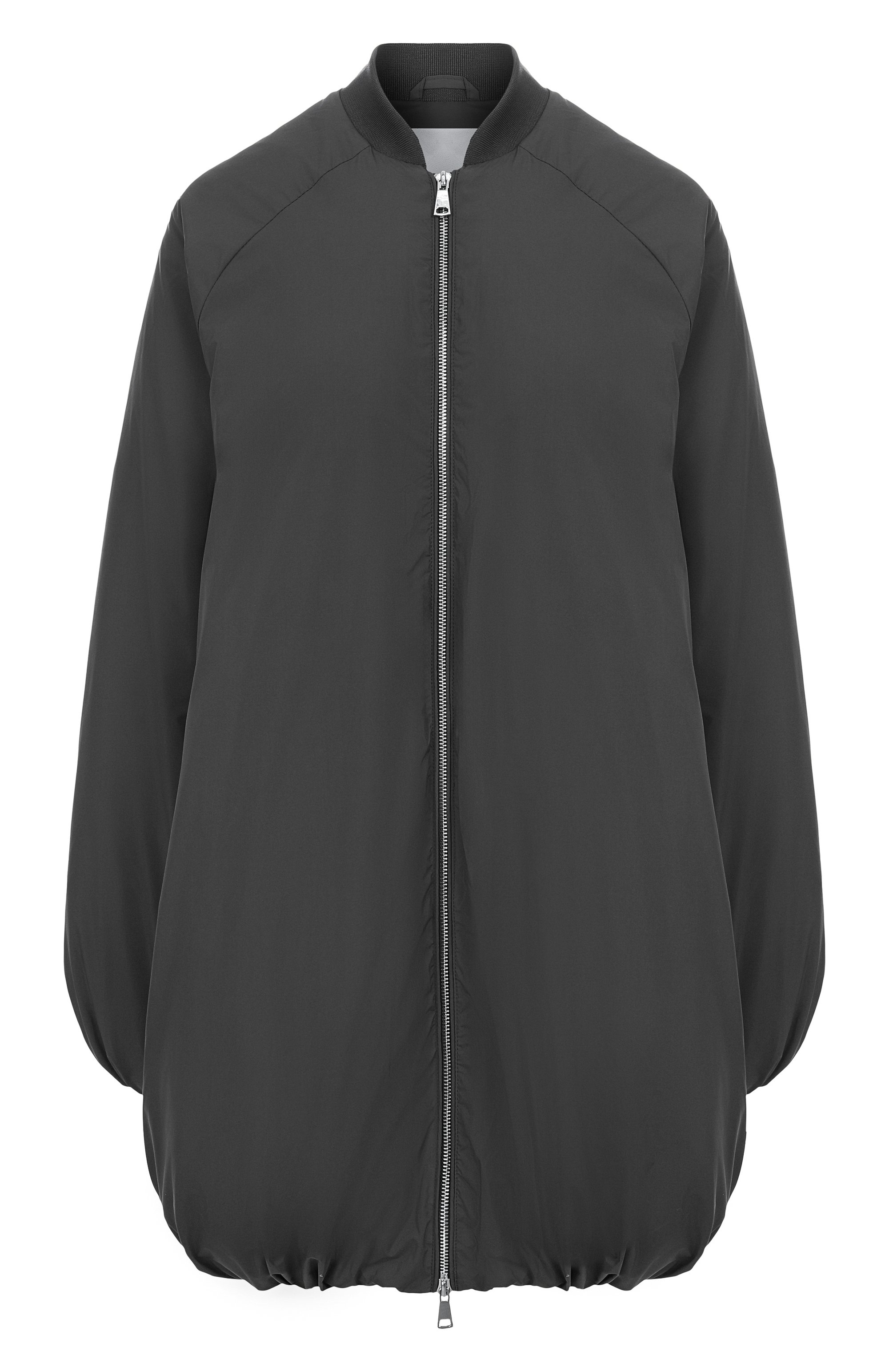 Утепленный бомбер ERIKA CAVALLINI черного цвета по цене 74750 руб., арт. P5WW12, фото 1 Утепленный бомбер ERIKA CAVALLINI, арт. P5WW12, фото 1