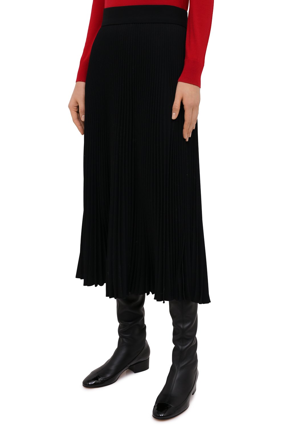 Юбка DOLCE & GABBANA черного цвета по цене 142500 руб., арт. F4BZWT/FUSMB, фото 3 Юбка DOLCE & GABBANA, арт. F4BZWT/FUSMB, фото 3