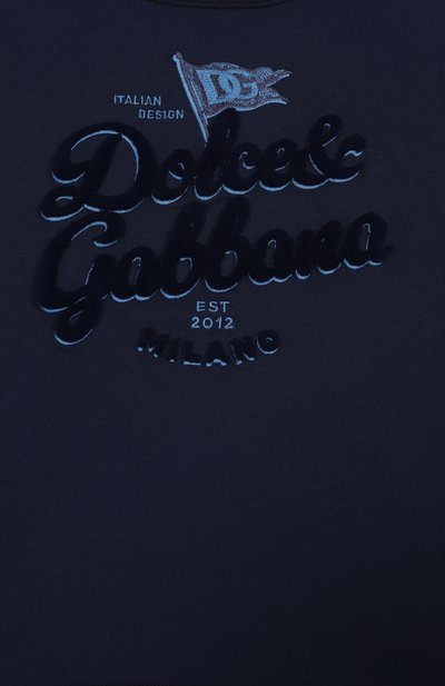 Хлопковая футболка DOLCE & GABBANA, арт. L4JTHV/G70J1/8-14, фото 3