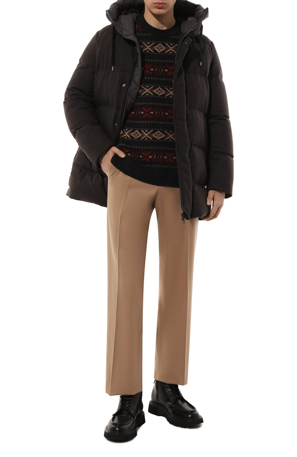 Шерстяной пуховик HERNO, арт. PI001143U-RUS/33279, фото 2