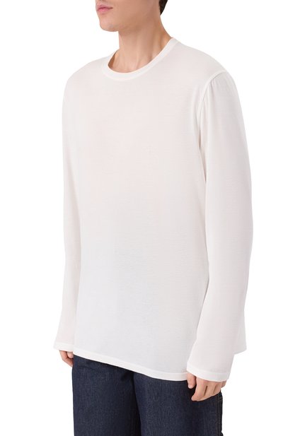 Лонгслив из хлопка и кашемира KITON, арт. UMK073501, фото 3