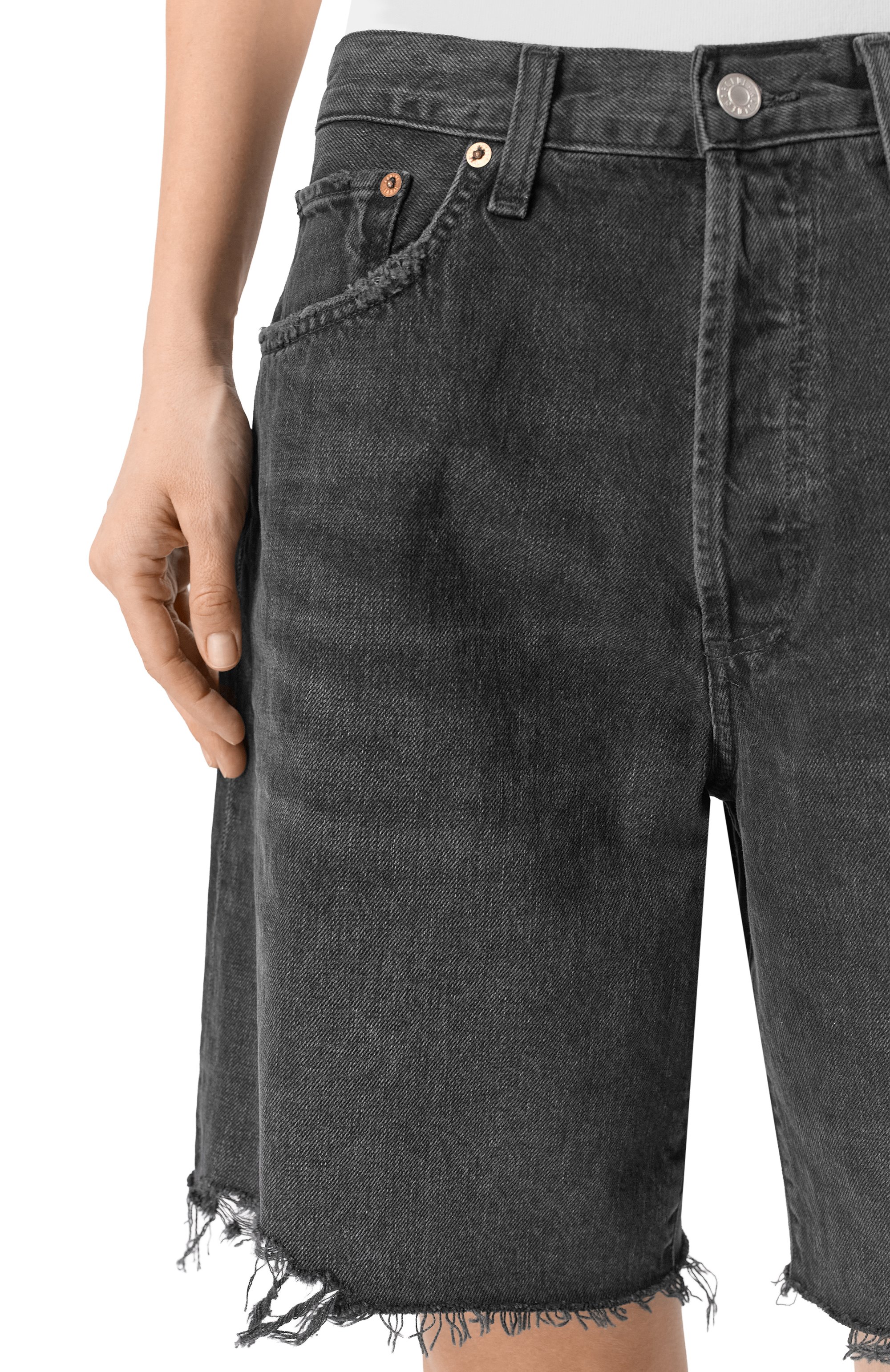 Джинсовые шорты indra AGOLDE, арт. A2221157, фото 5