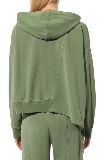 Хлопковое худи DEHA хаки цвета по цене 12250 руб., арт. D83112, фото 4 Хлопковое худи DEHA, арт. D83112, фото 4