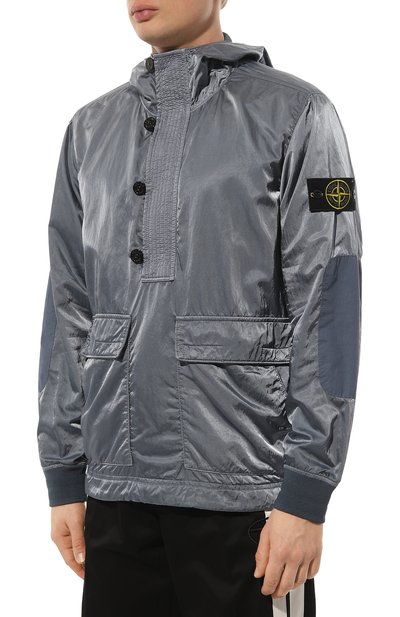 Анорак STONE ISLAND тёмно-голубого цвета по цене 87550 руб., арт. 751560921, фото 3 Анорак STONE ISLAND, арт. 751560921, фото 3