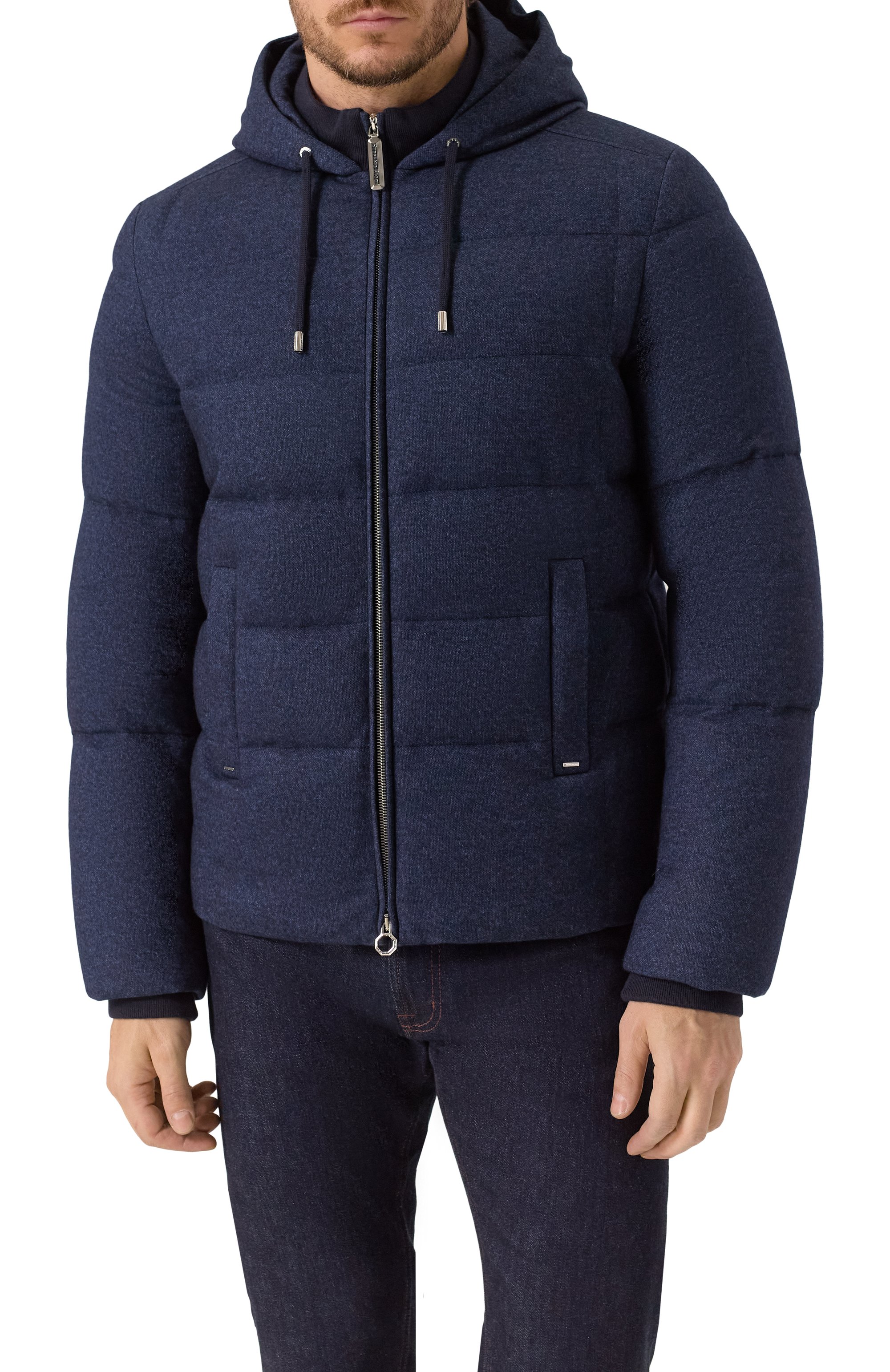 П�уховик из шелка и кашемира STEFANO RICCI, арт. MDJ5300100/4646, фото 3