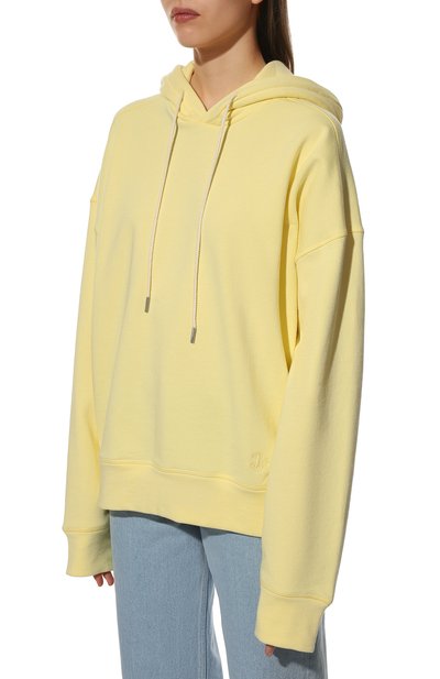 Хлопковое худи JIL SANDER, арт. JPPU707515-WU248608, фото 3