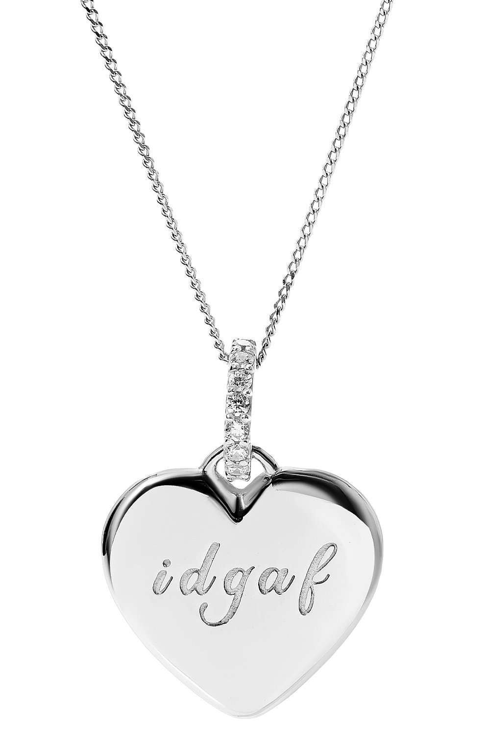 Подвеска на цепочке LEVASHOVAELAGINA серебряного цвета по цене 17000 руб., арт. idgaf/n, фото 3 Подвеска на цепочке LEVASHOVAELAGINA, арт. idgaf/n, фото 3