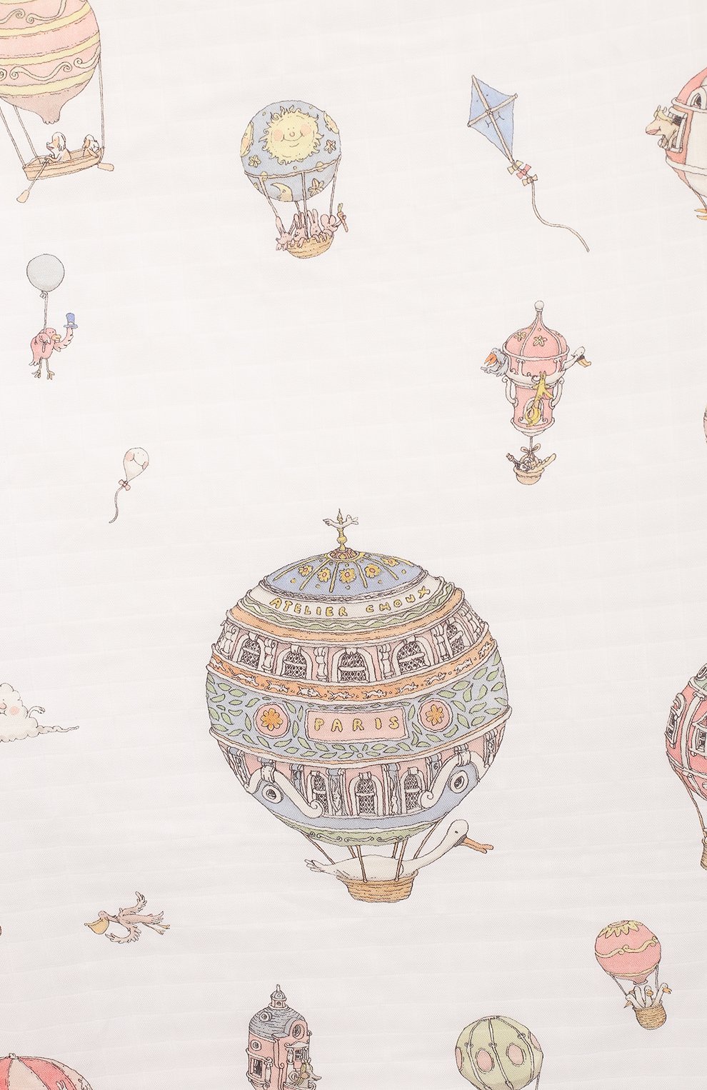 Хлопковая простыня ATELIER CHOUX, арт. FITTED SHEET H0T AIR BALL00NS, фото 3