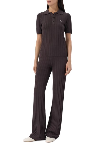 Женское поло из вискозы SPORTY AND RICH, арт. WS069711302BR29