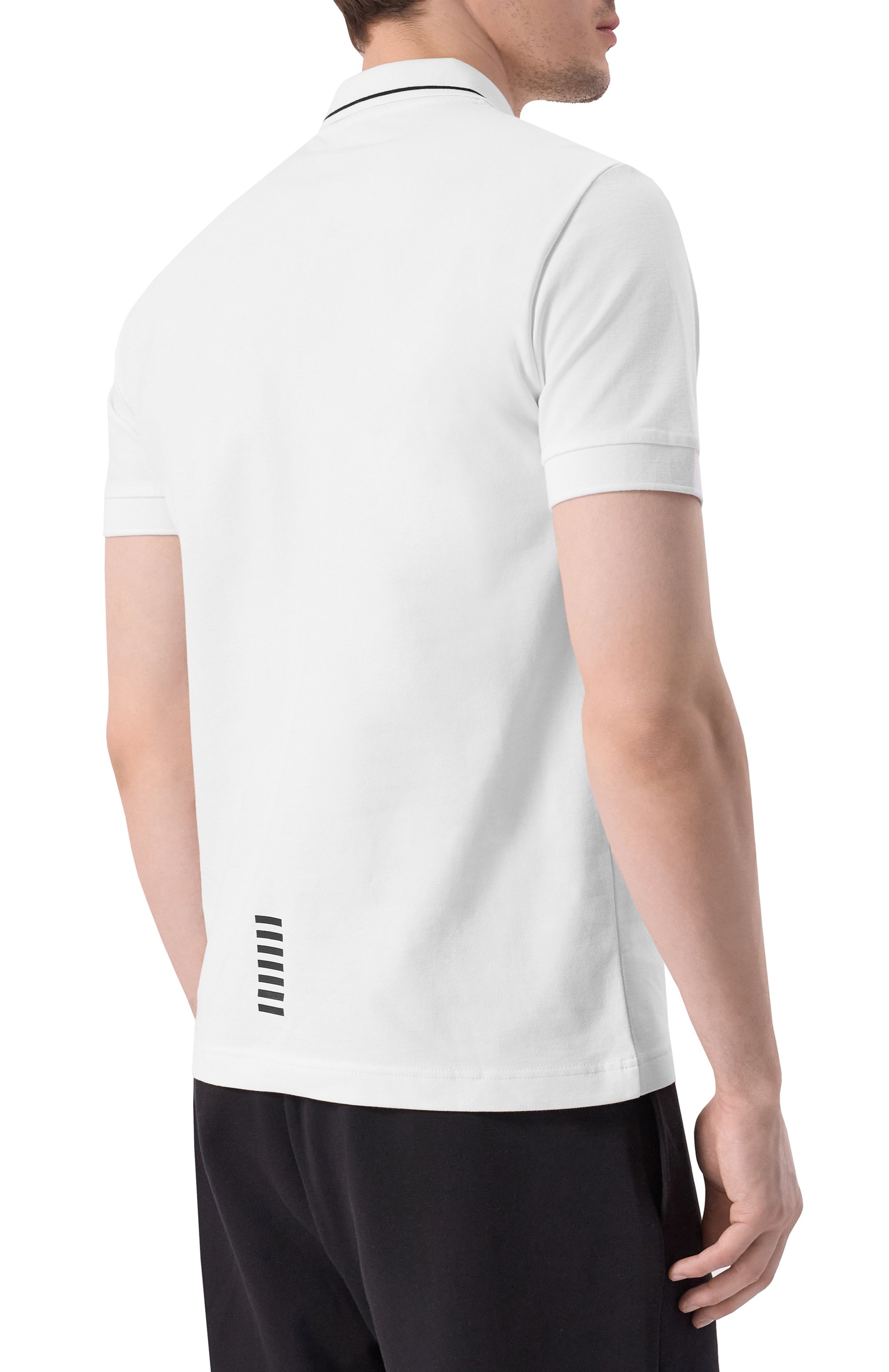 Хлопковое поло EA7, арт. 8NPF16/PJVUZ, фото 4