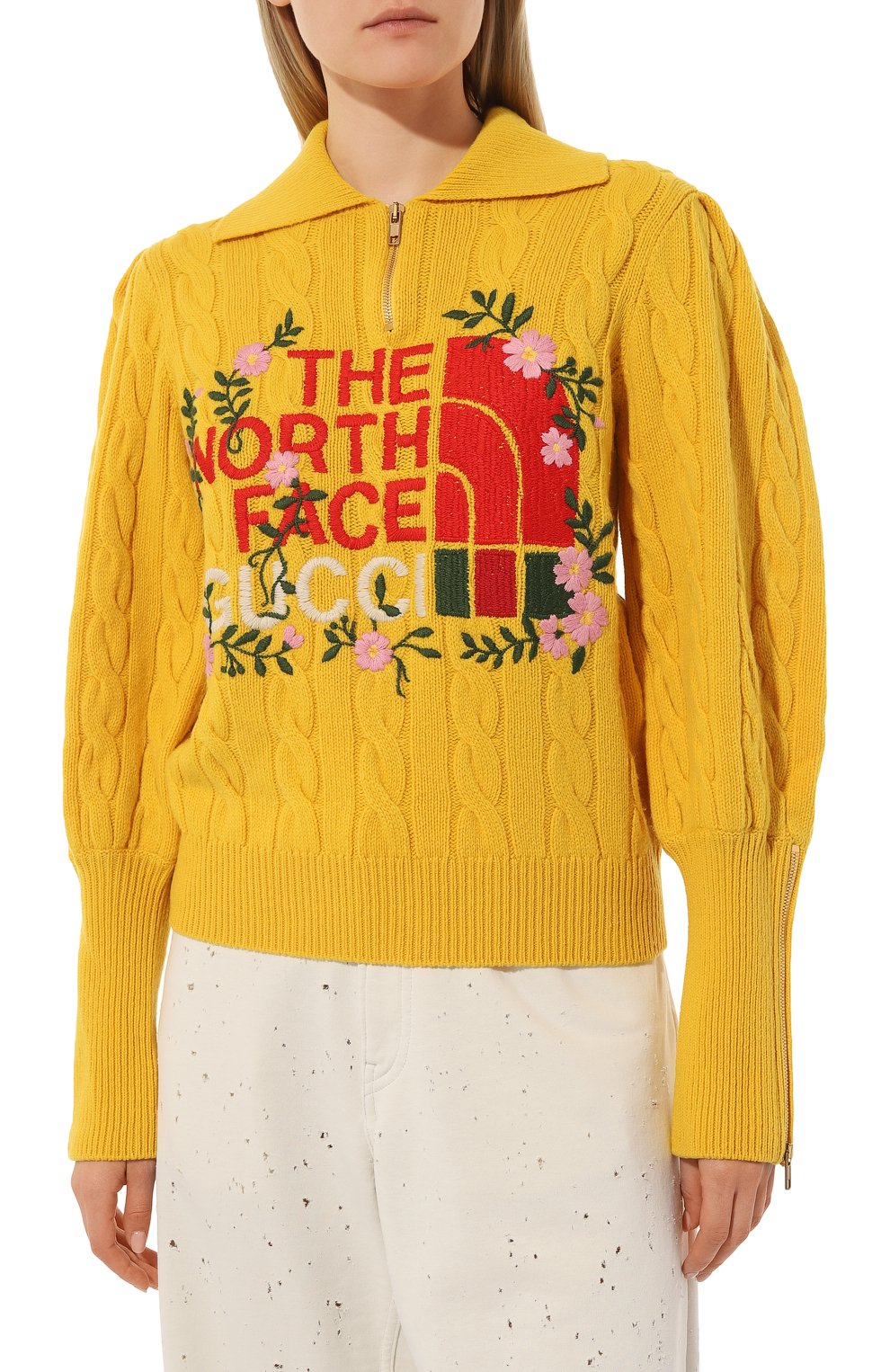 Шерстяной свитер the north face x gucci GUCCI, арт. 671687 XKB2A, фото 3