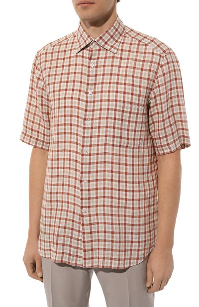 Льняная рубашка STEFANO RICCI разноцветного цвета по цене 86250 руб., арт. MC007469/LX2716, фото 3 Льняная рубашка STEFANO RICCI, арт. MC007469/LX2716, фото 3