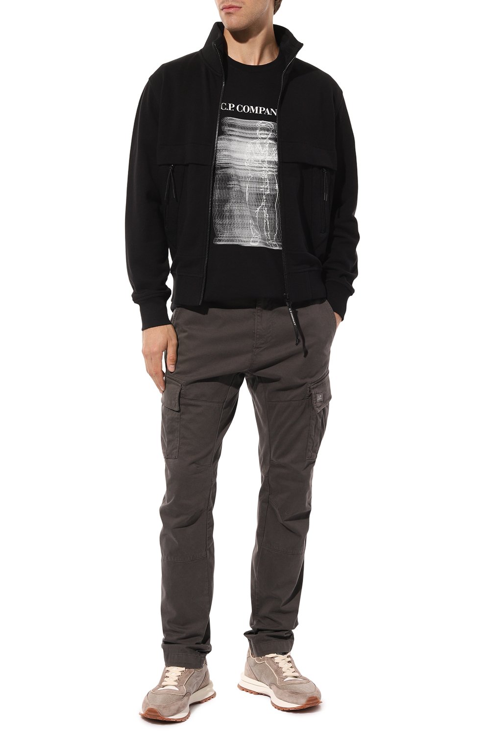 Хлопковая футболка C.P. COMPANY, арт. 15CMTS242A006586W, фото 2