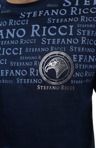 Хлопковая футболка STEFANO RICCI, арт. MNH4203290/TE0001, фото 5