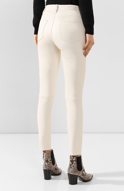 Кожаные брюки POLO RALPH LAUREN светло-бежевого цвета по цене 145000 руб., арт. 211765887, фото 4 Кожаные брюки POLO RALPH LAUREN, арт. 211765887, фото 4