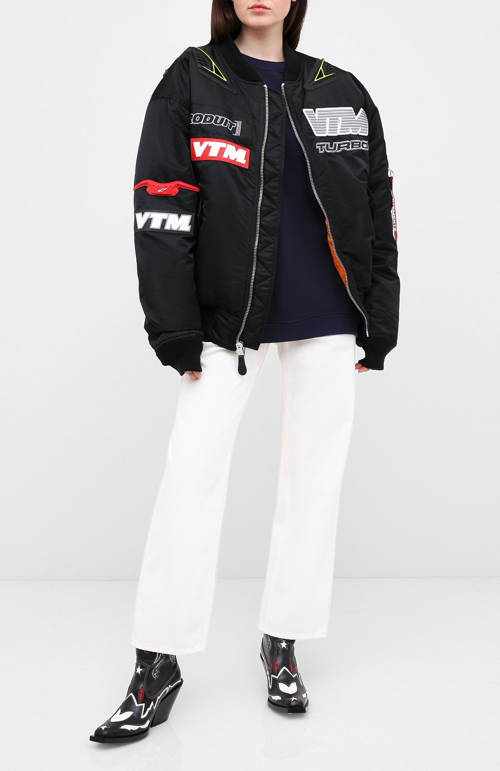 Хлопковый свитшот VETEMENTS, арт. UAH21TR529 1601/W, фото 2