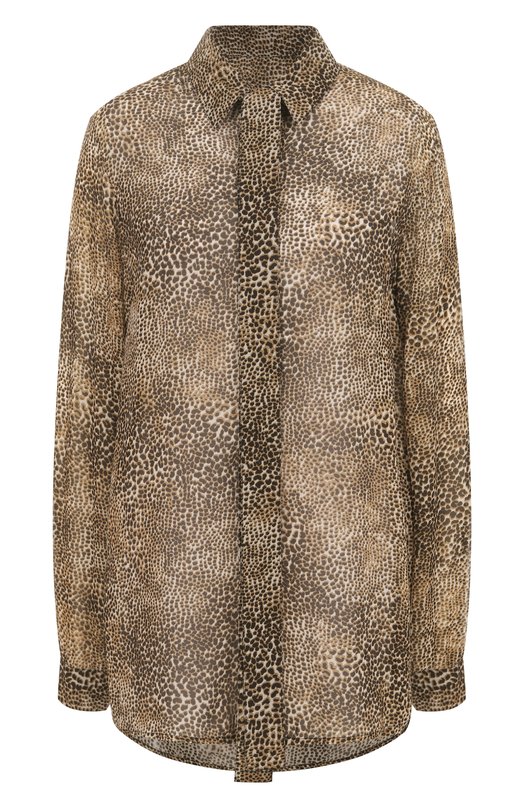 Блузка из вискозы Elie Saab SH000PS25/SI001 Леопардовый SH000PS25/SI001