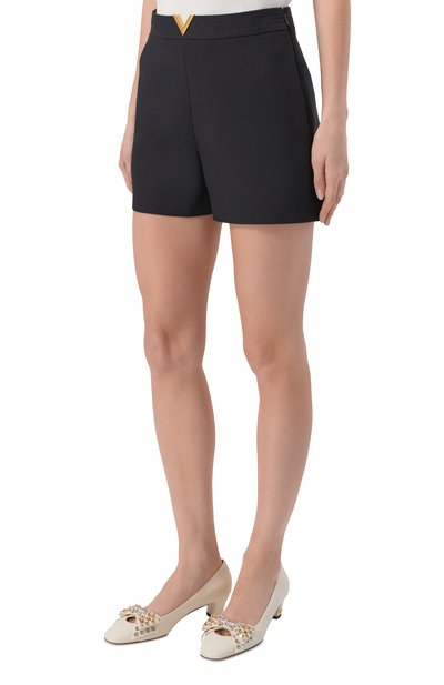 Шорты из шерсти и шелка VALENTINO, арт. 8B3RF350/1CF, фото 3