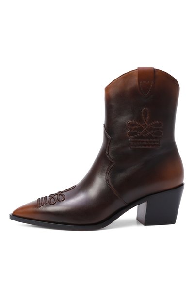 Кожаные ботильоны SANTONI, арт. WT0G71985BJ2S0WF, фото 4