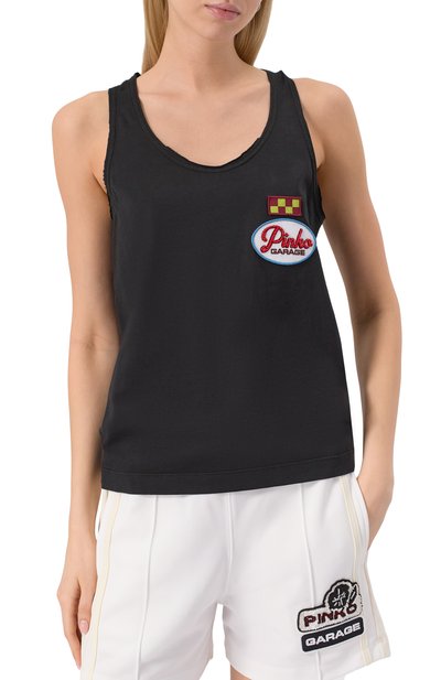 Хлопковая майка PINKO, арт. 105269/A2ME, фото 3